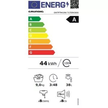 Lave linge hublot GRUNDIG GW7P79419W – Image 11