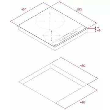 Domino induction TEKA IZC42400 BK – Image 9