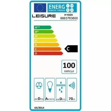 Hotte décorative murale LEISURE H102X – Image 8