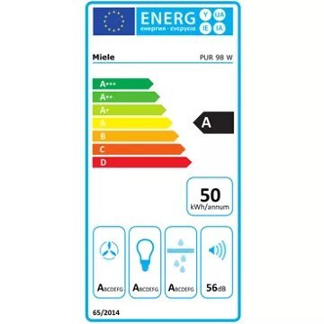 Hotte décorative murale MIELE PUR 98 W masw – Image 3