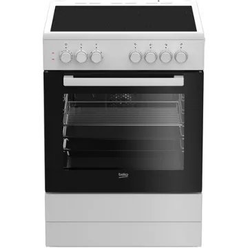 Cuisinière vitrocéramique BEKO FSE67100GWS