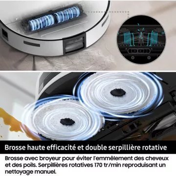 Robot Aspirateur Laveur SAMSUNG Jet Bot Combo AI VR7MD97A14G – Image 10