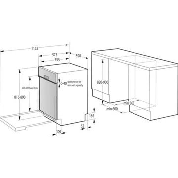 Lave vaisselle encastrable GORENJE GI673A61X – Image 4