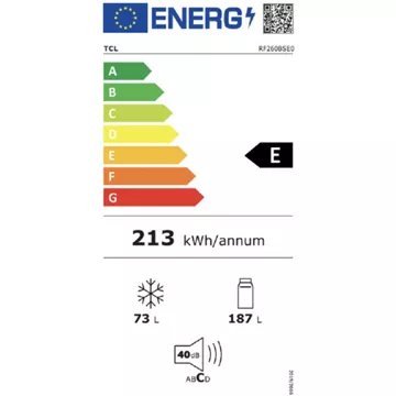 Réfrigérateur combiné TCL RF260BSE0 – Image 7
